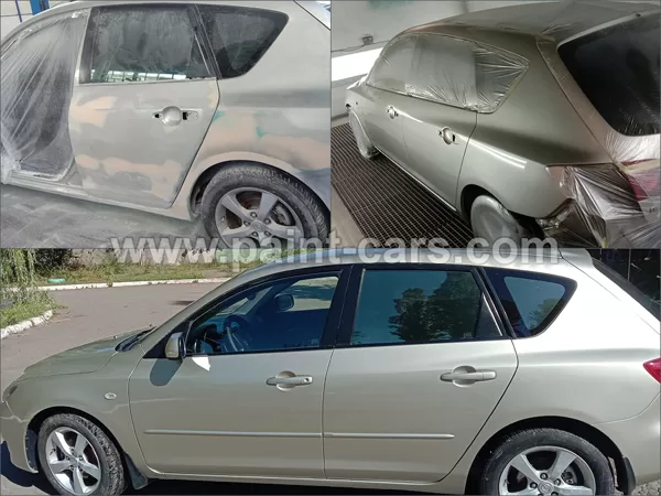 Подготовка и покраска дверей, крыльев, порогов, бамперов "Mazda".Кривой Рог