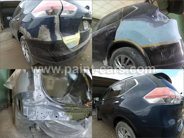 Рихтовка, подготовка, покраска, полировка, ремонт бампера "Nissan". Кривой Рог